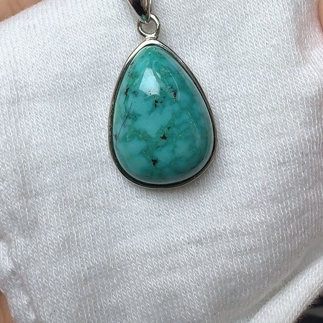 绿松石银S925镶嵌珠宝奇石