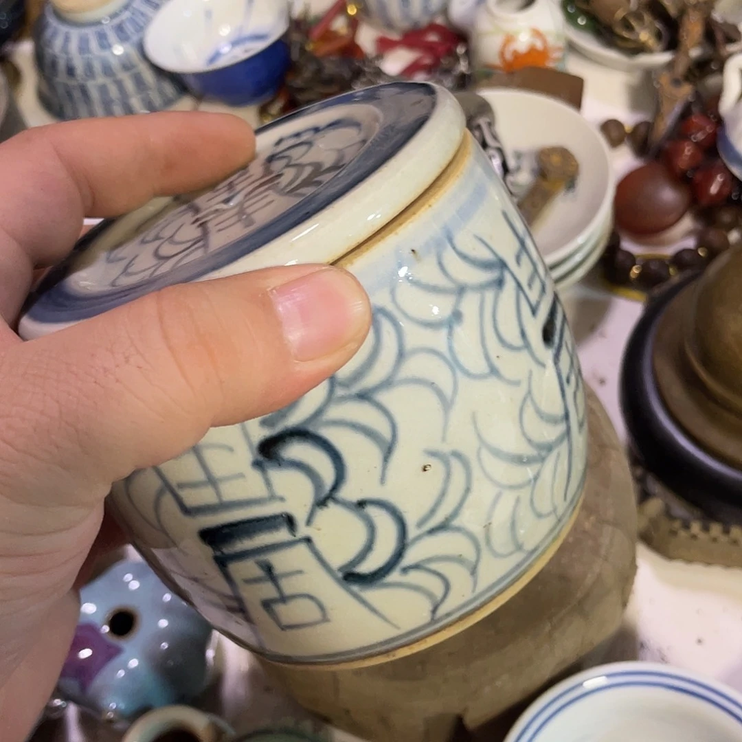 古***生陶瓷小小摆件精品