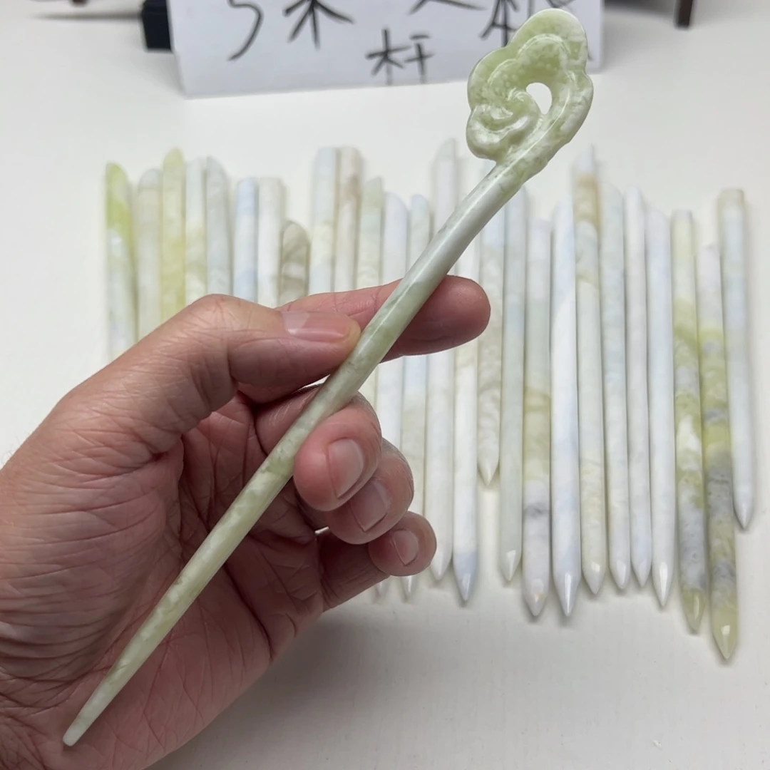 未镶嵌岫玉福利发簪