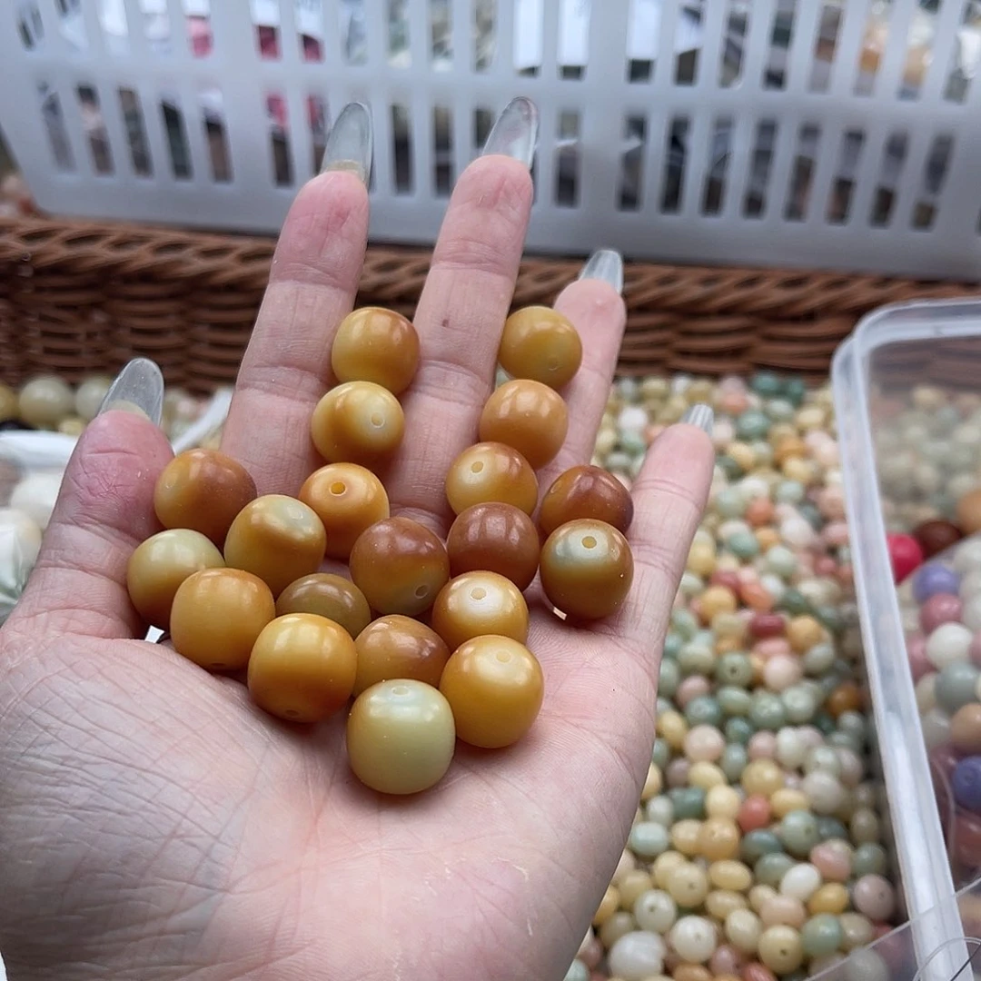 白玉菩提吊坠q14mm/15+2颗