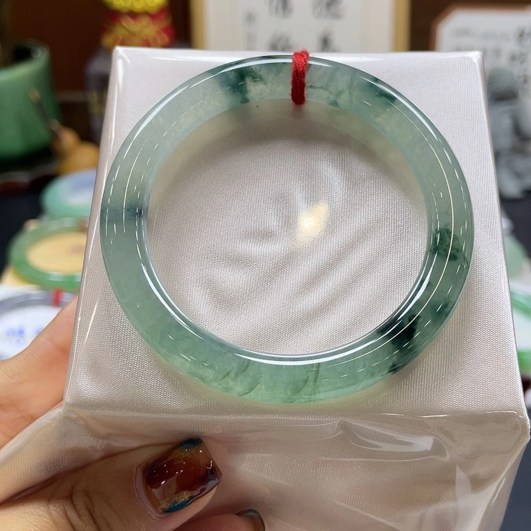 翡翠未镶嵌手镯15号