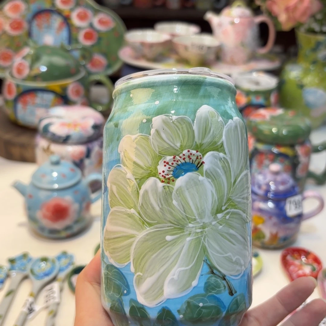 ❀****?景德镇手绘高温釉下彩陶瓷茶具