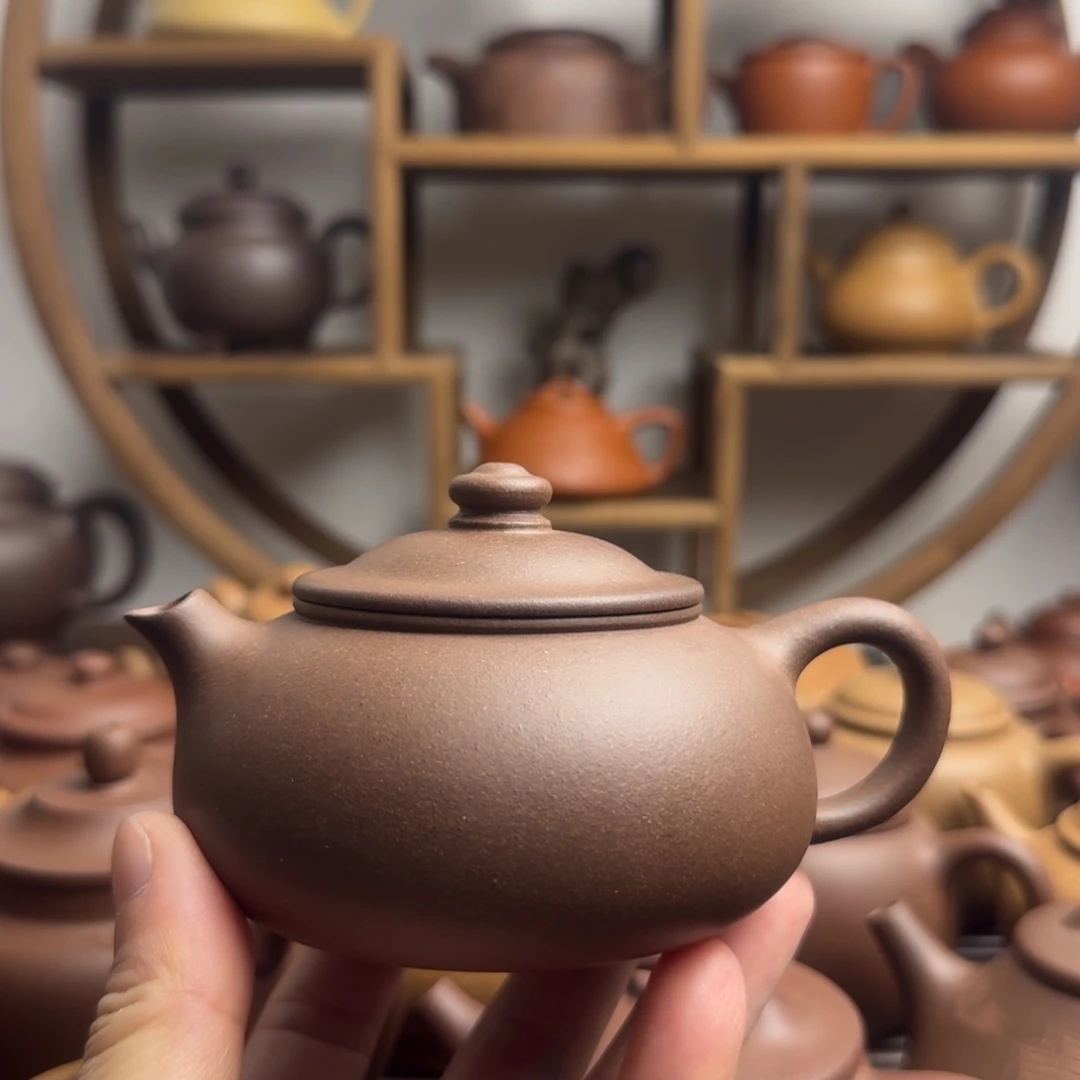 茶壶紫砂寒江230cc台西嫩底槽清