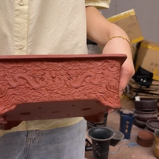 紫砂花盆紫砂花盆