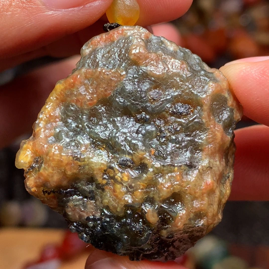 未镶嵌玛瑙/玉髓珠宝半成品