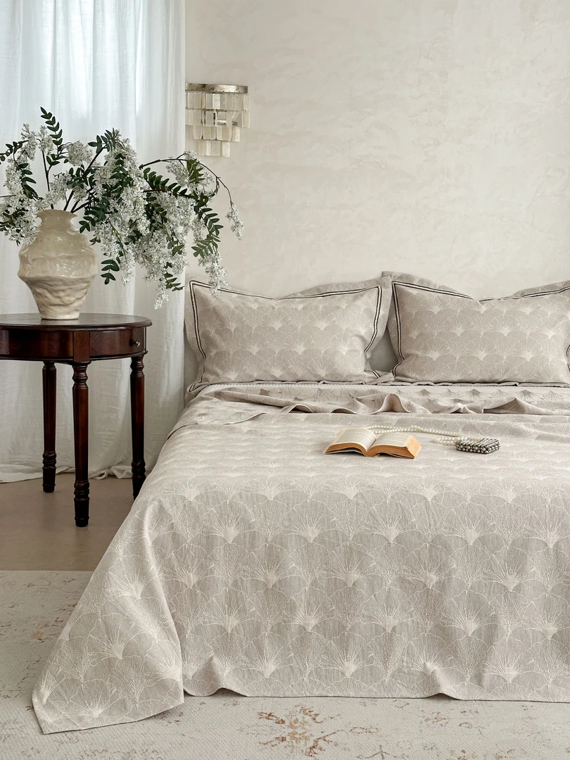 新款麻凉席240*250日贸原单汉麻色织加厚干爽空调毯