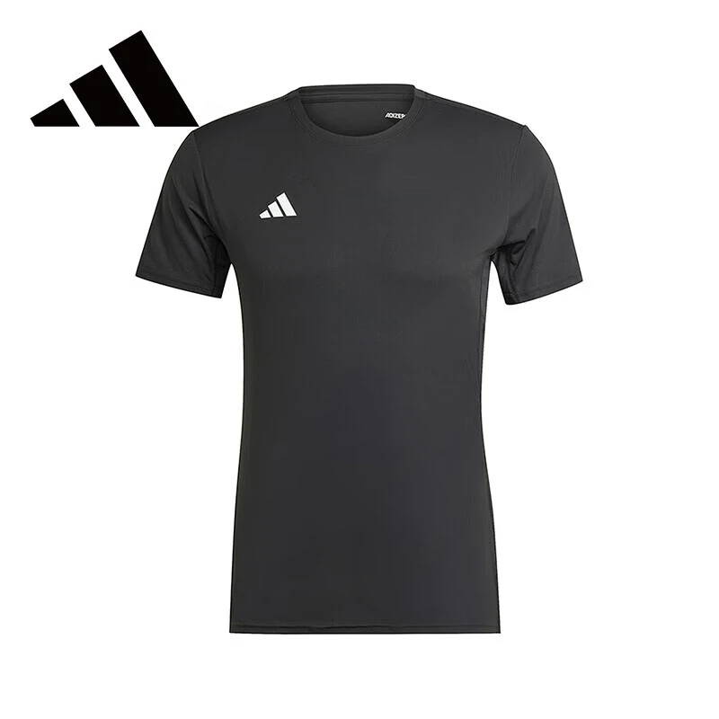 阿迪达斯男 ADIZERO E TEE运动休闲舒适时尚简约短袖T恤 IN1156