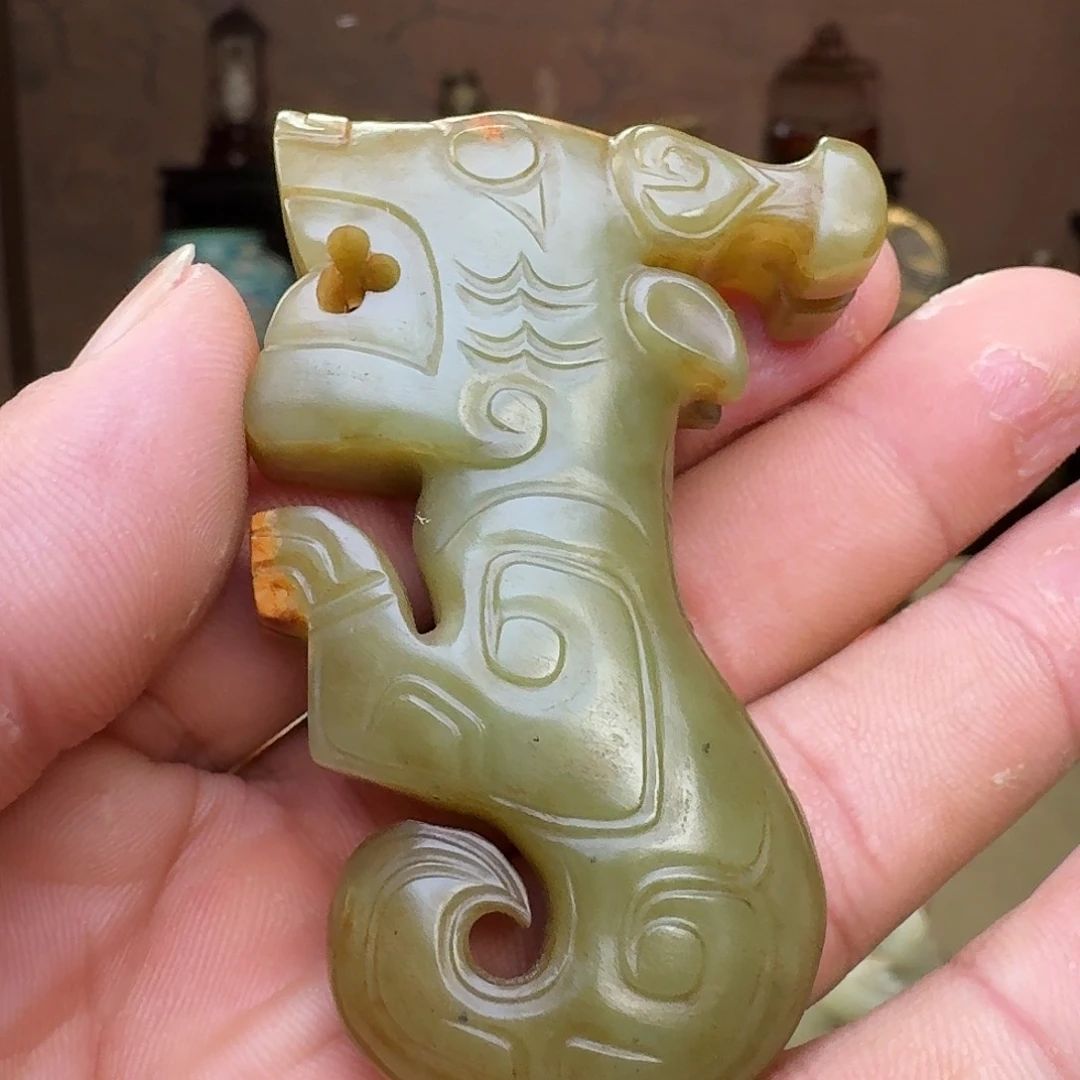 和田玉颈饰未镶嵌吉**乐