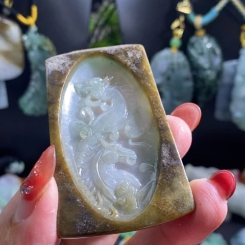 【闪购商品】颈饰未镶嵌翡翠龙马