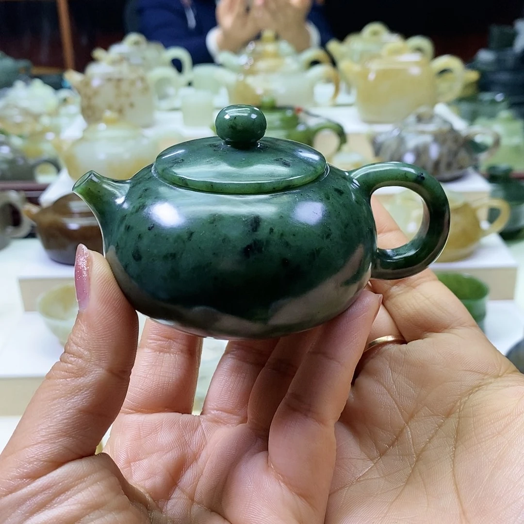 和田玉茶壶未镶嵌用****4