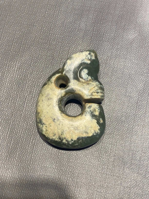 河磨奇石猪龙器件