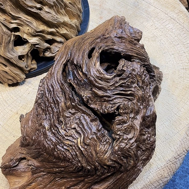 铁力木花桩，摆件，底座