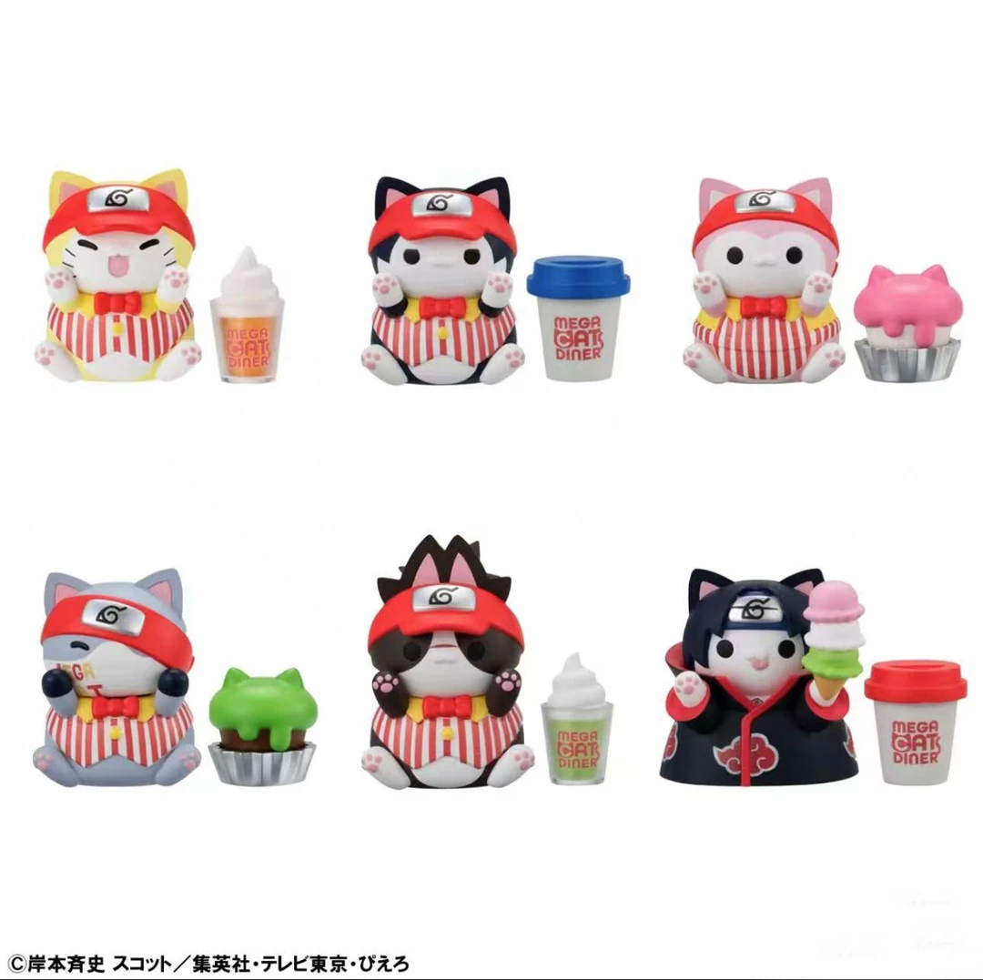 日谷正版 megacat火影忍者 餐厅忍喵盲盒手办 盲盒 代拆