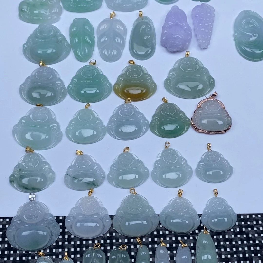 翡翠未镶嵌颈饰天然翡翠