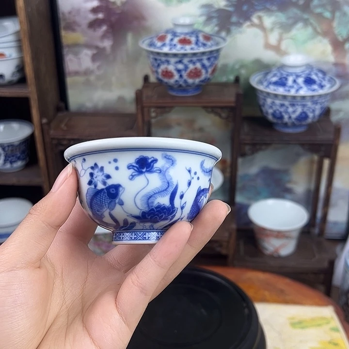 杯子鱼藻纹小压手。