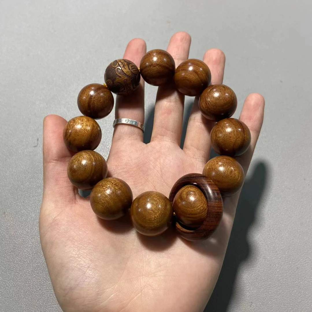 W245桃木卡2.0跑环款单圈手串
