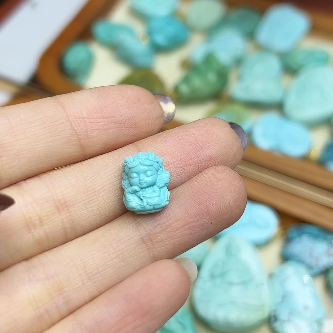 暮****绿松石未镶嵌配件绿松石