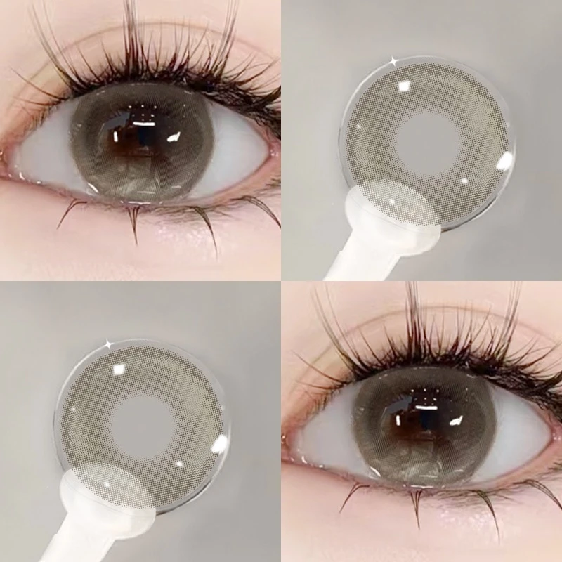 眸可【2副组合】月下睡美人系列美瞳日常款学生大直径新款隐形眼镜