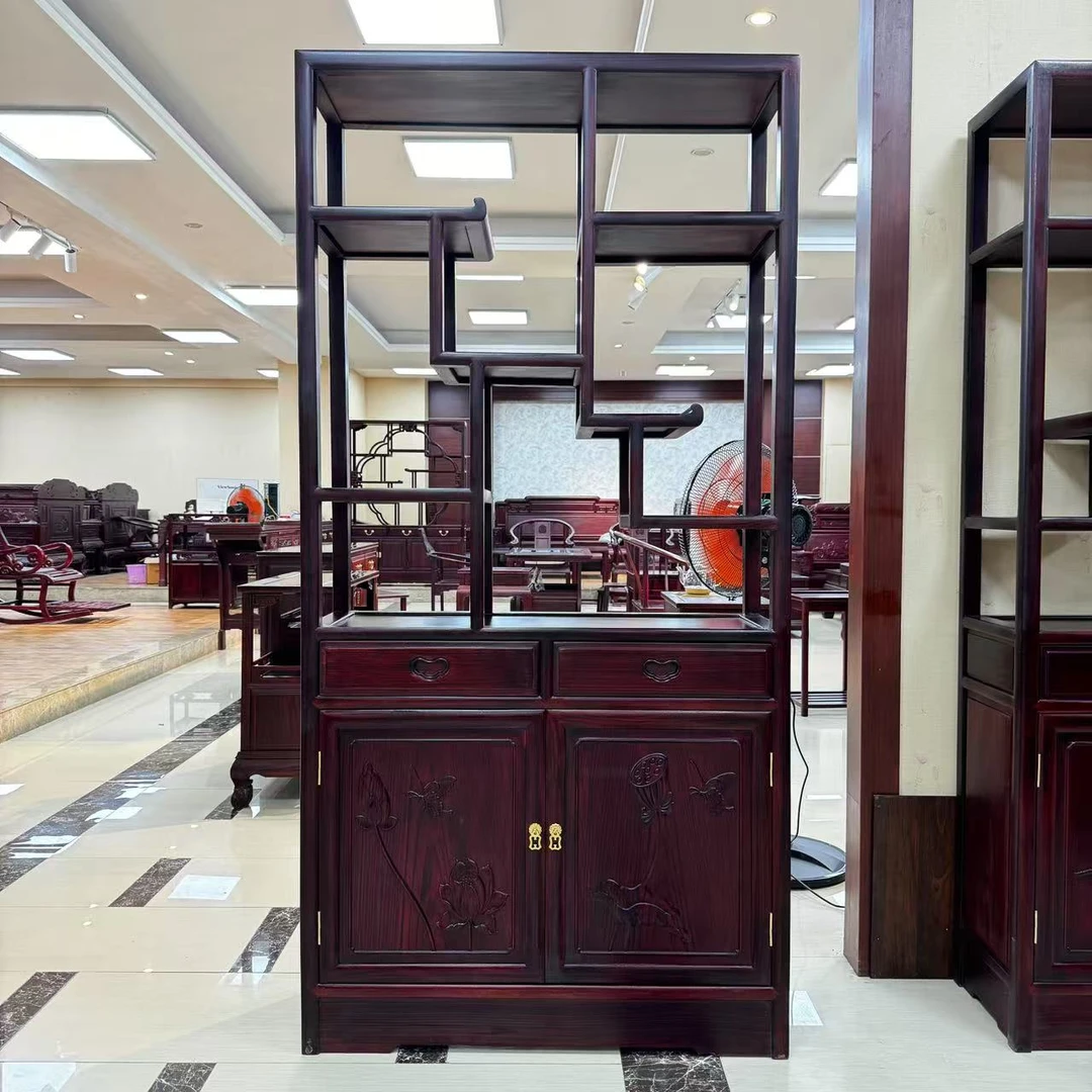 南美酸枝柜博古架多宝格书架书柜置物架酒柜