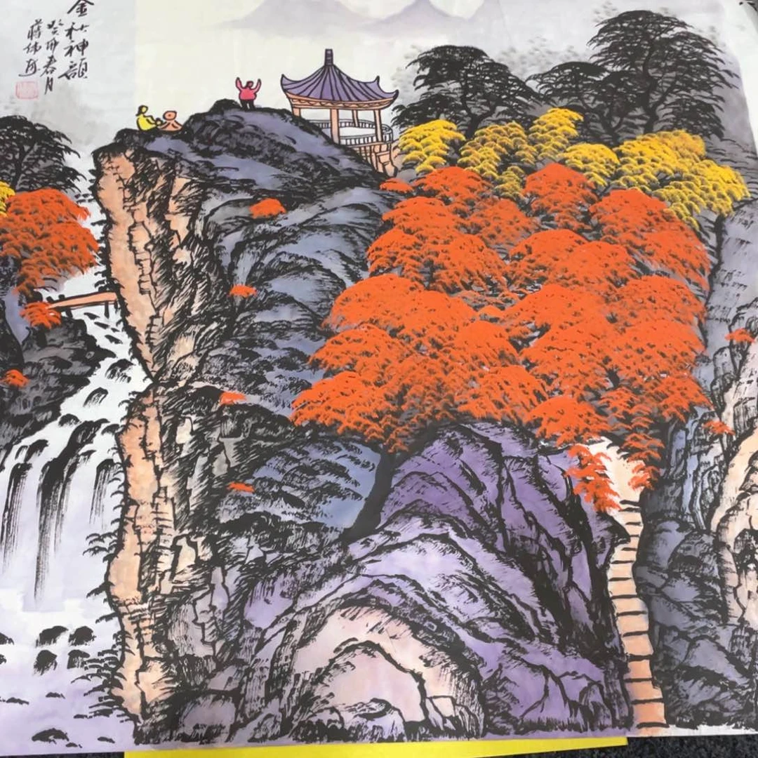 国画国画作品画心画画一张