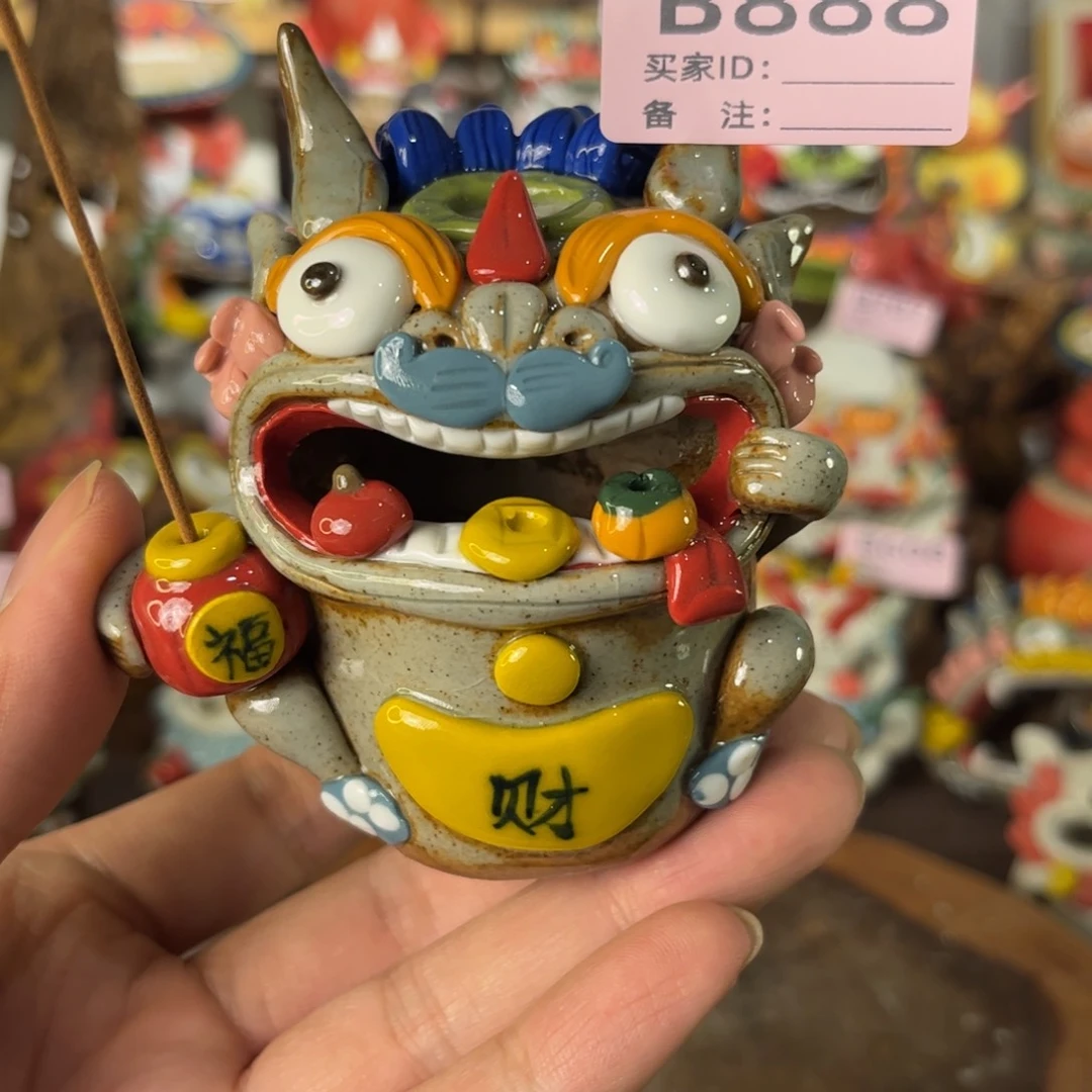 泥塑纯手工茶宠摆件