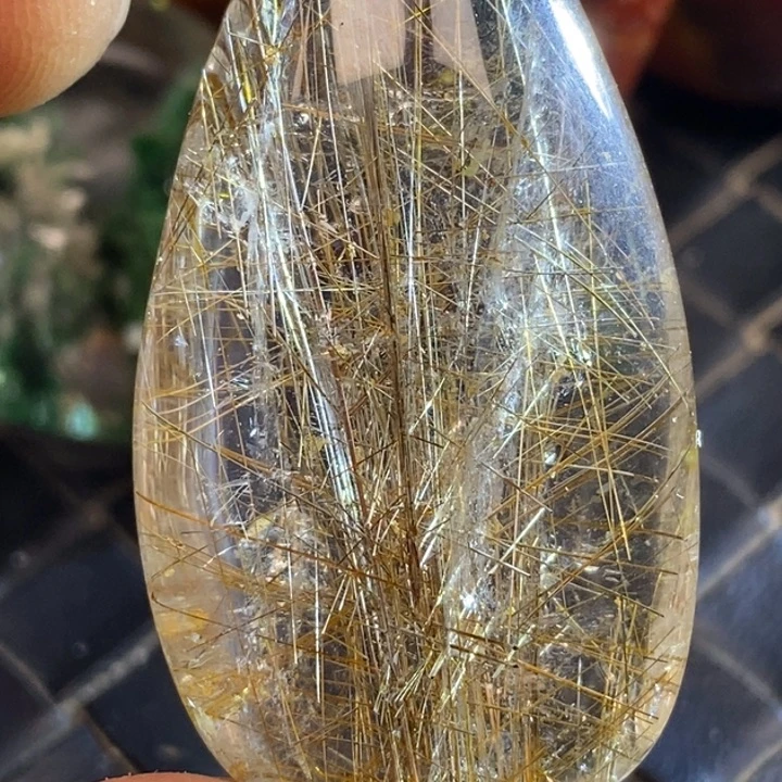 水晶颈饰未镶嵌水晶挂坠