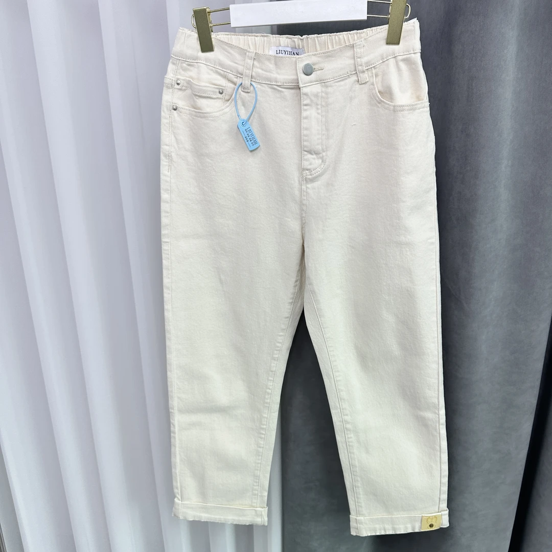 【流依涵】T夏季纯色高版本休闲裤N0退NO换-68903