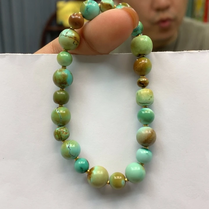 绿松石银S925镶嵌单圈