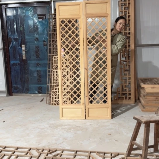 晓***园香榧木一对窗包邮