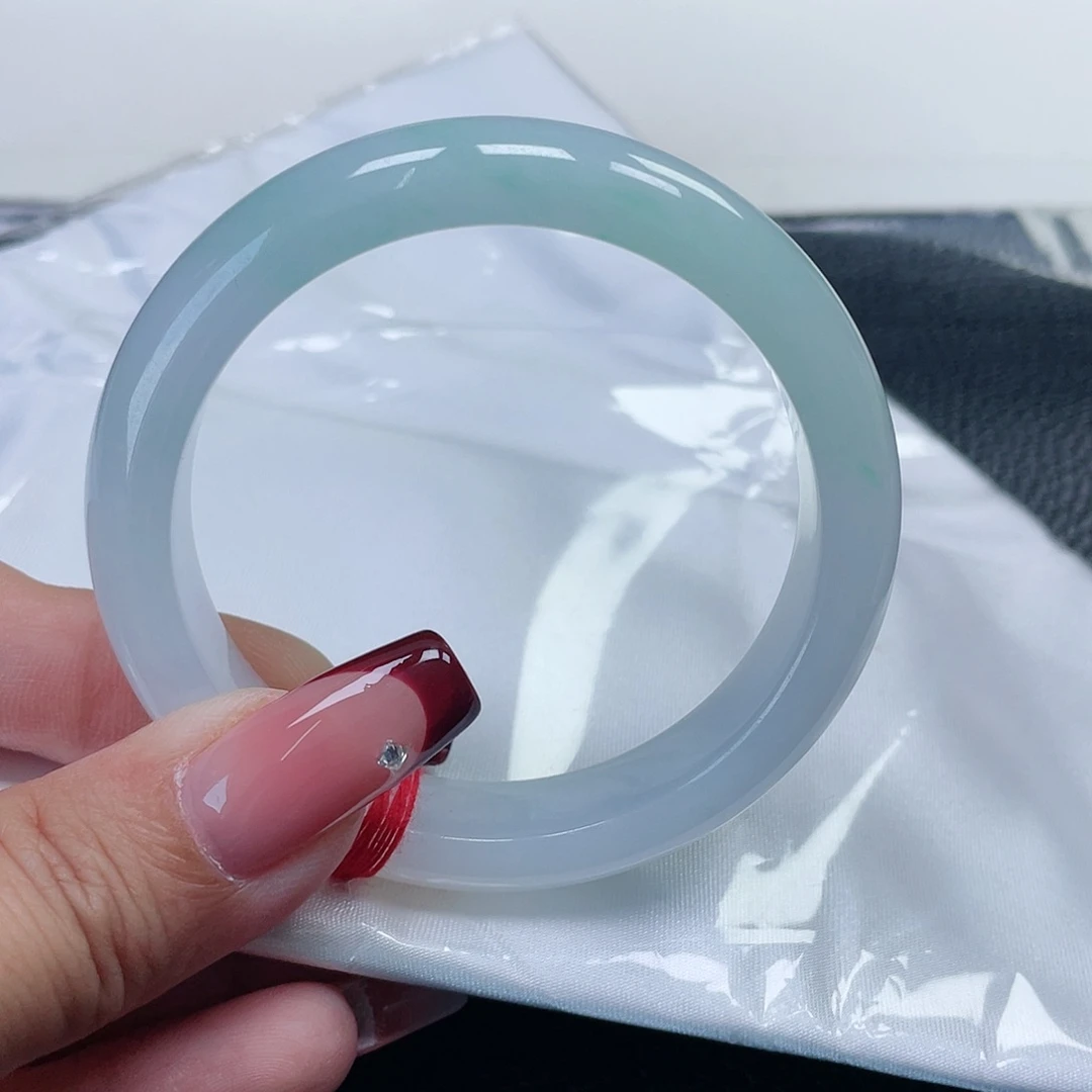 翡翠手镯未镶嵌蔙*缅甸翡翠52圈141