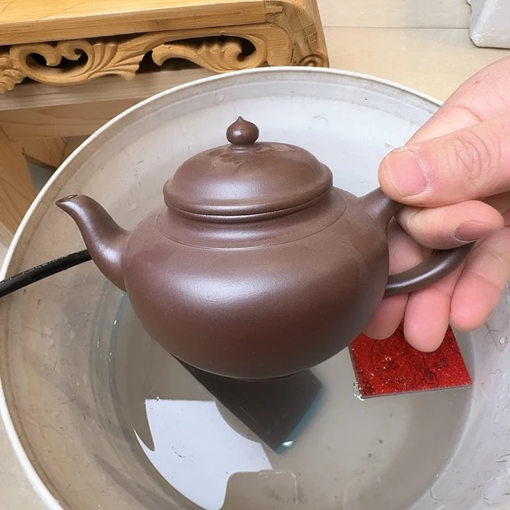 紫砂茶壶明*宜兴原矿手工紫砂壶