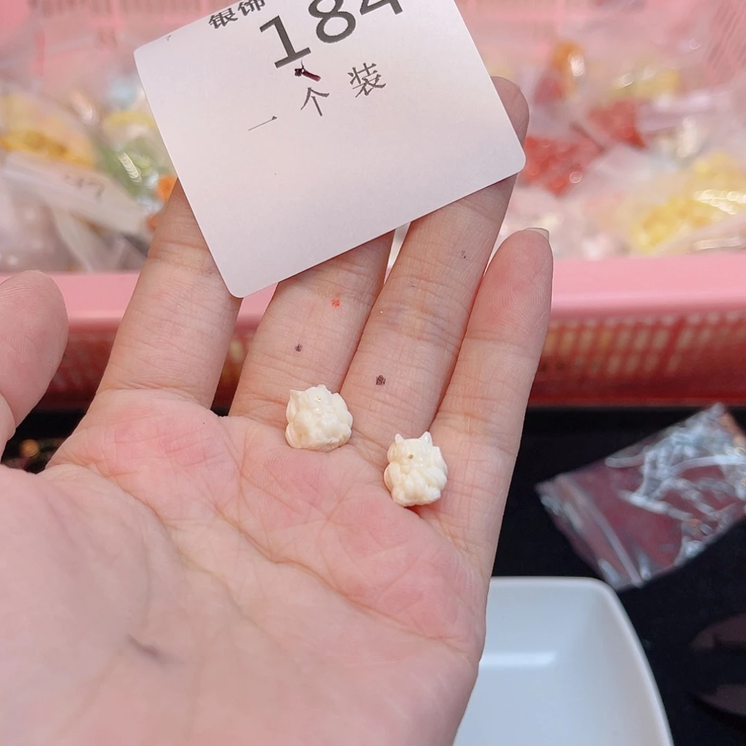 水晶珠宝半成品银S925镶嵌184 。