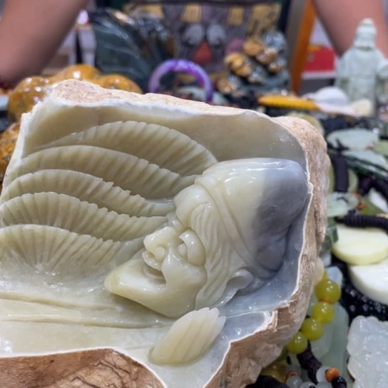 未镶嵌岫玉摆件摆件