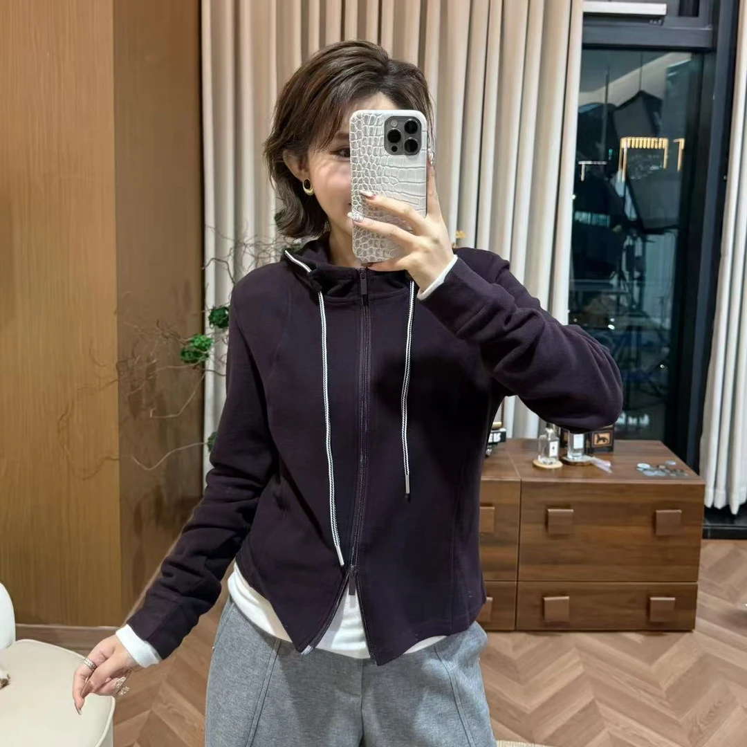 【云柔毛衫】秋季新款德绒软糯亲肤双头拉链修身显瘦外套