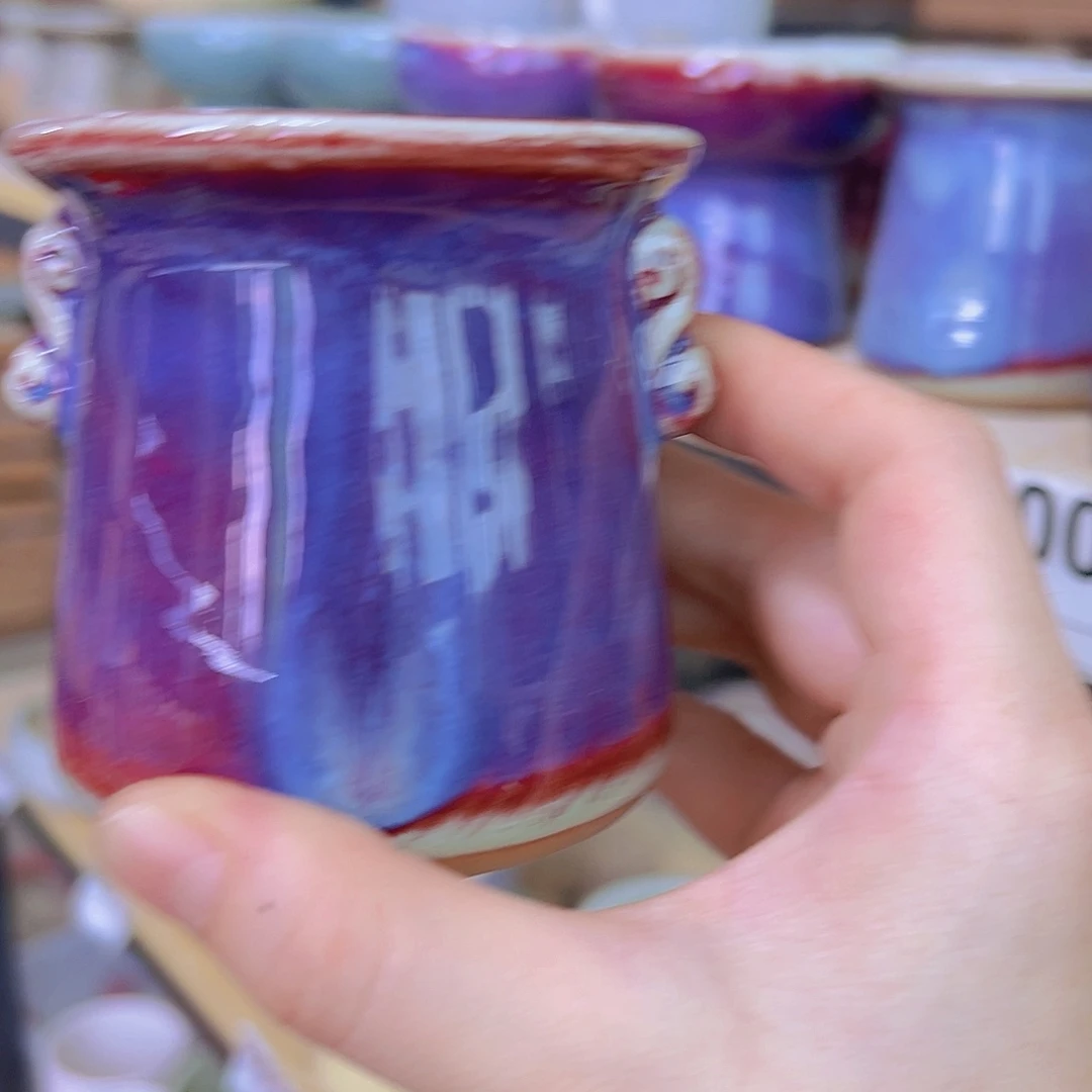 陶瓷花盆当场满12包邮