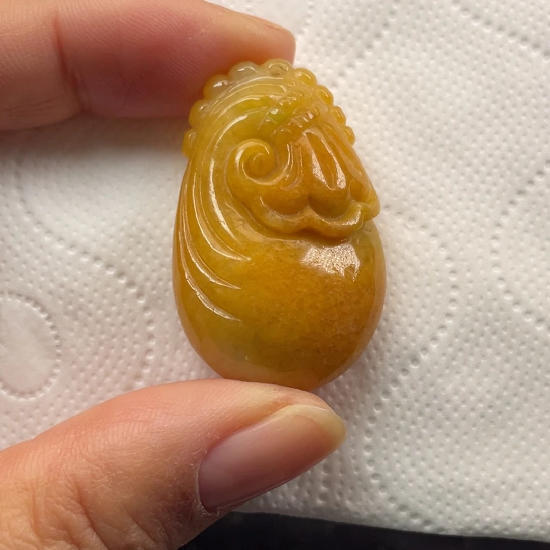翡翠未镶嵌颈饰翡翠钱袋