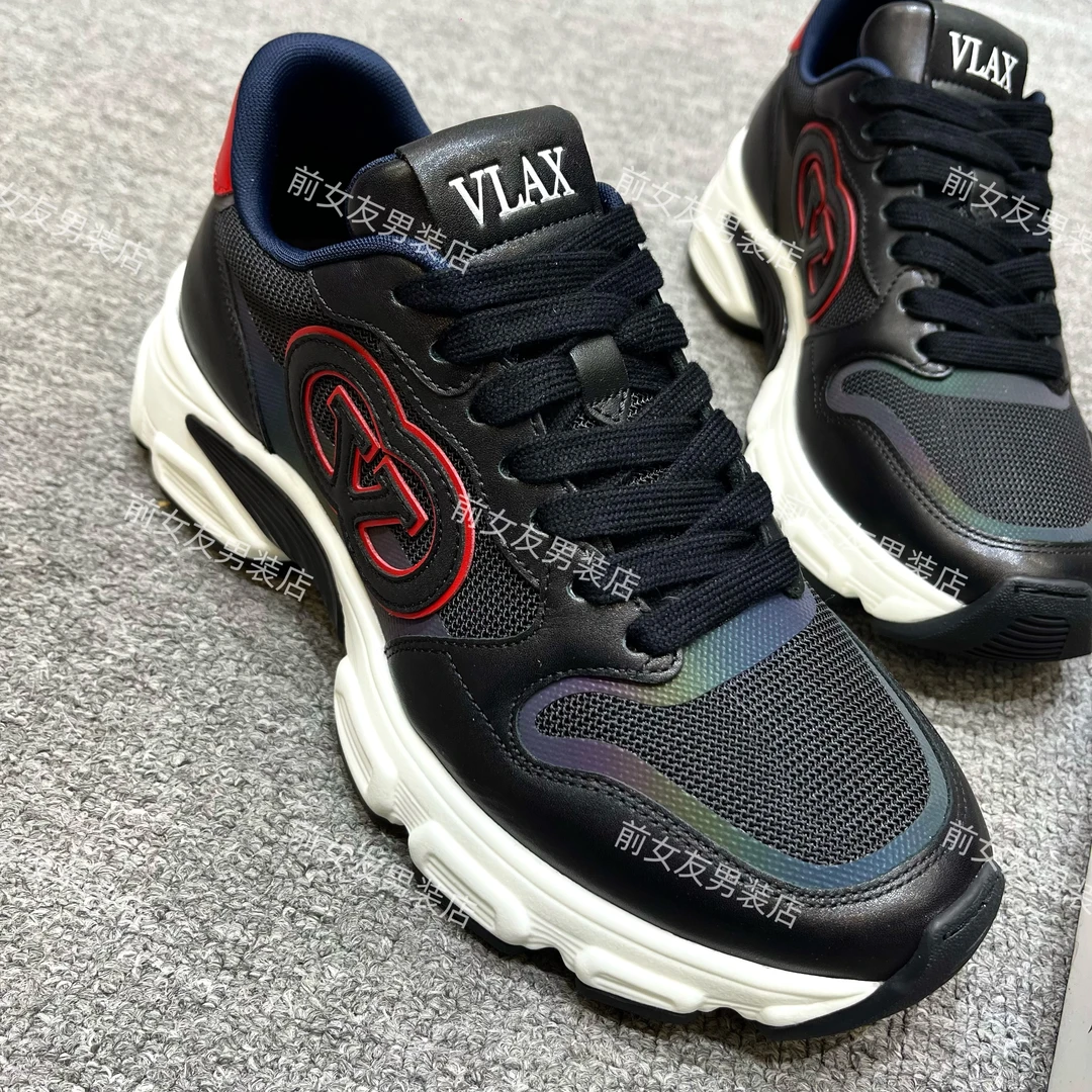 【高端鞋子】新款休闲鞋真皮男安脚软底软面男士潮流813A