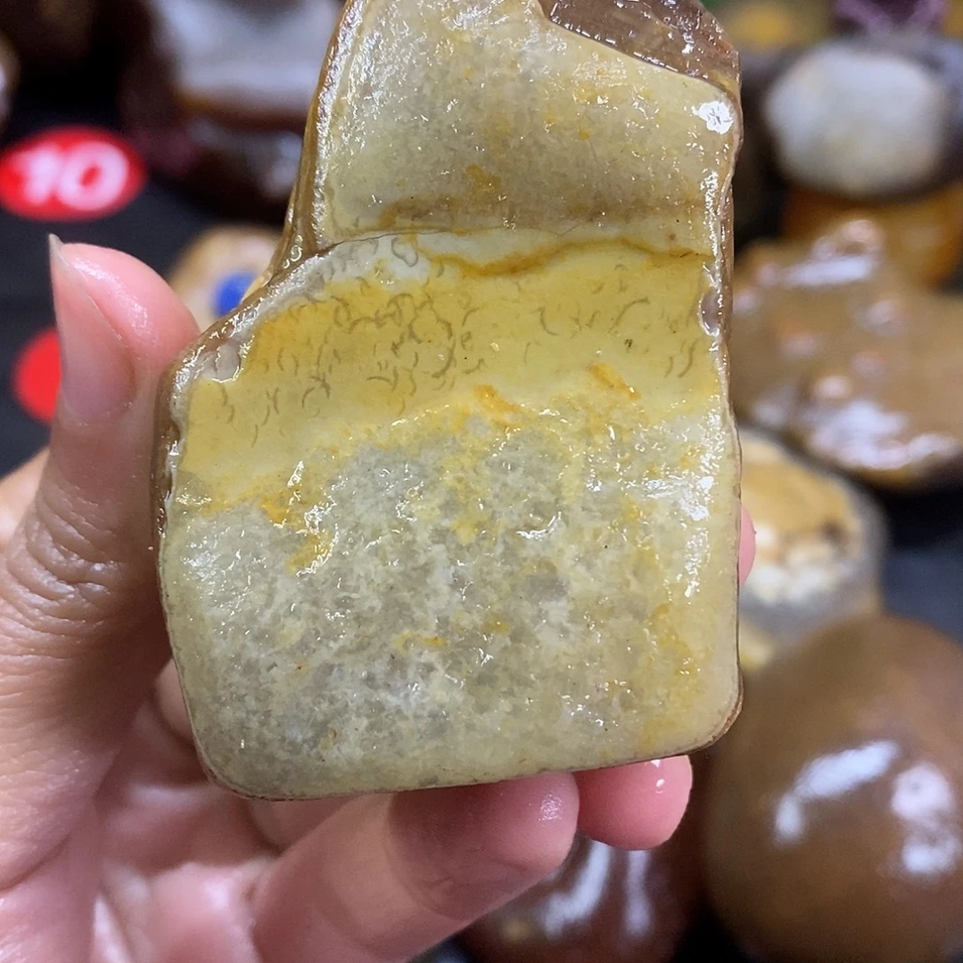 玛瑙/玉髓未镶嵌手把件