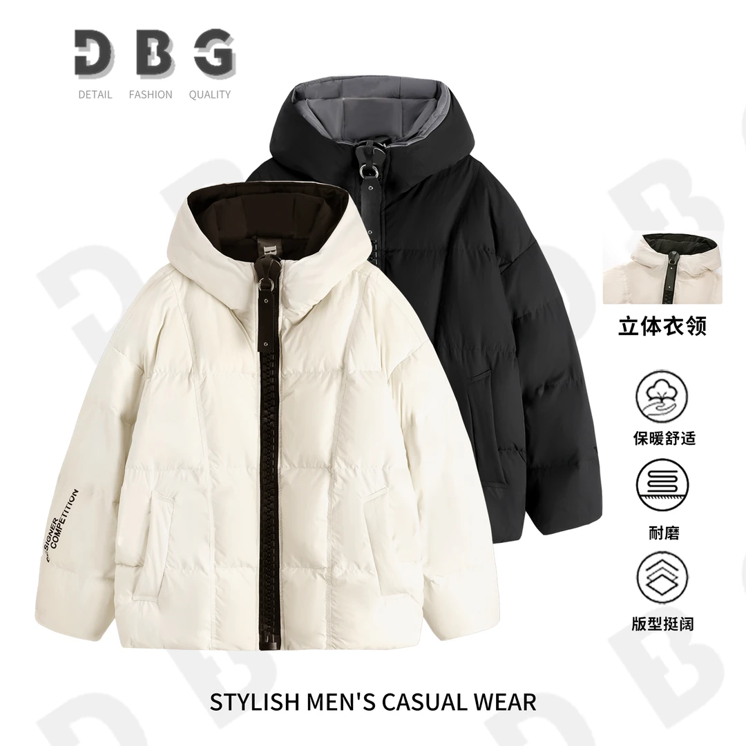 【24007】2025新款简约大拉链男女同款宽松棉衣羽服厚外套*88