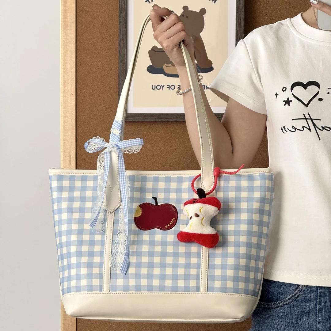 一张同学【长约37.5宽10高27.5单位厘米】手提单肩包C6237白