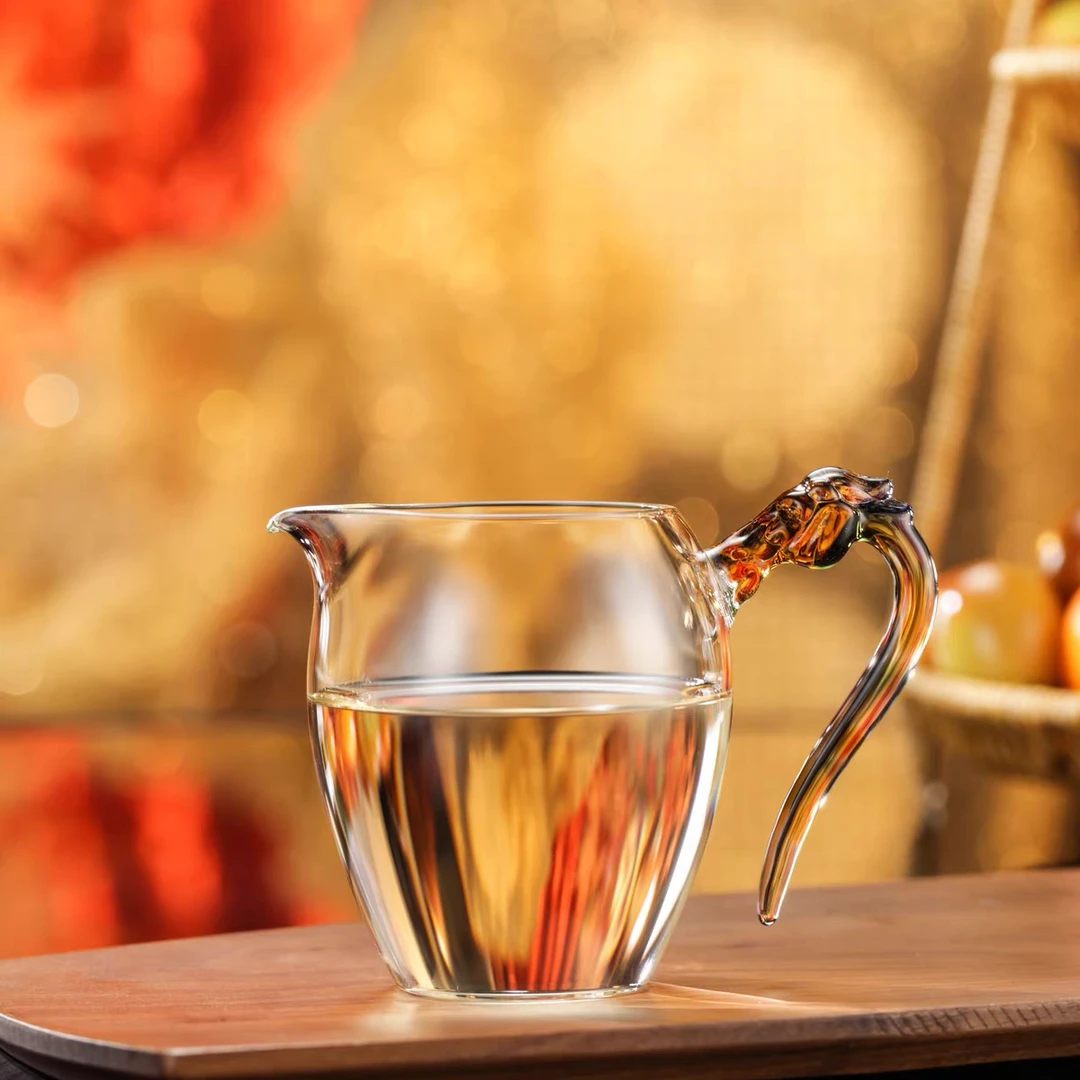 禾器灵驹怡然马年定制公道杯茶具分茶器马型