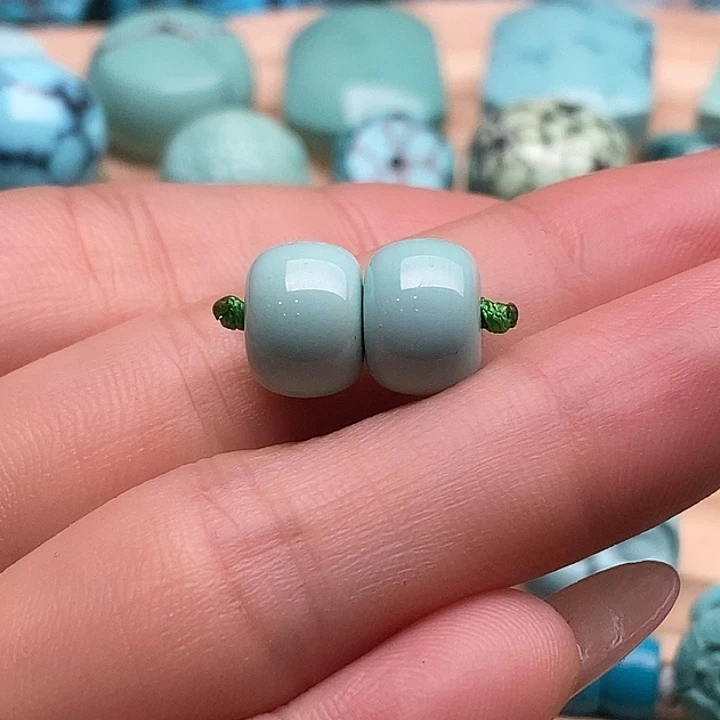 未镶嵌绿松石原矿绿松石配珠