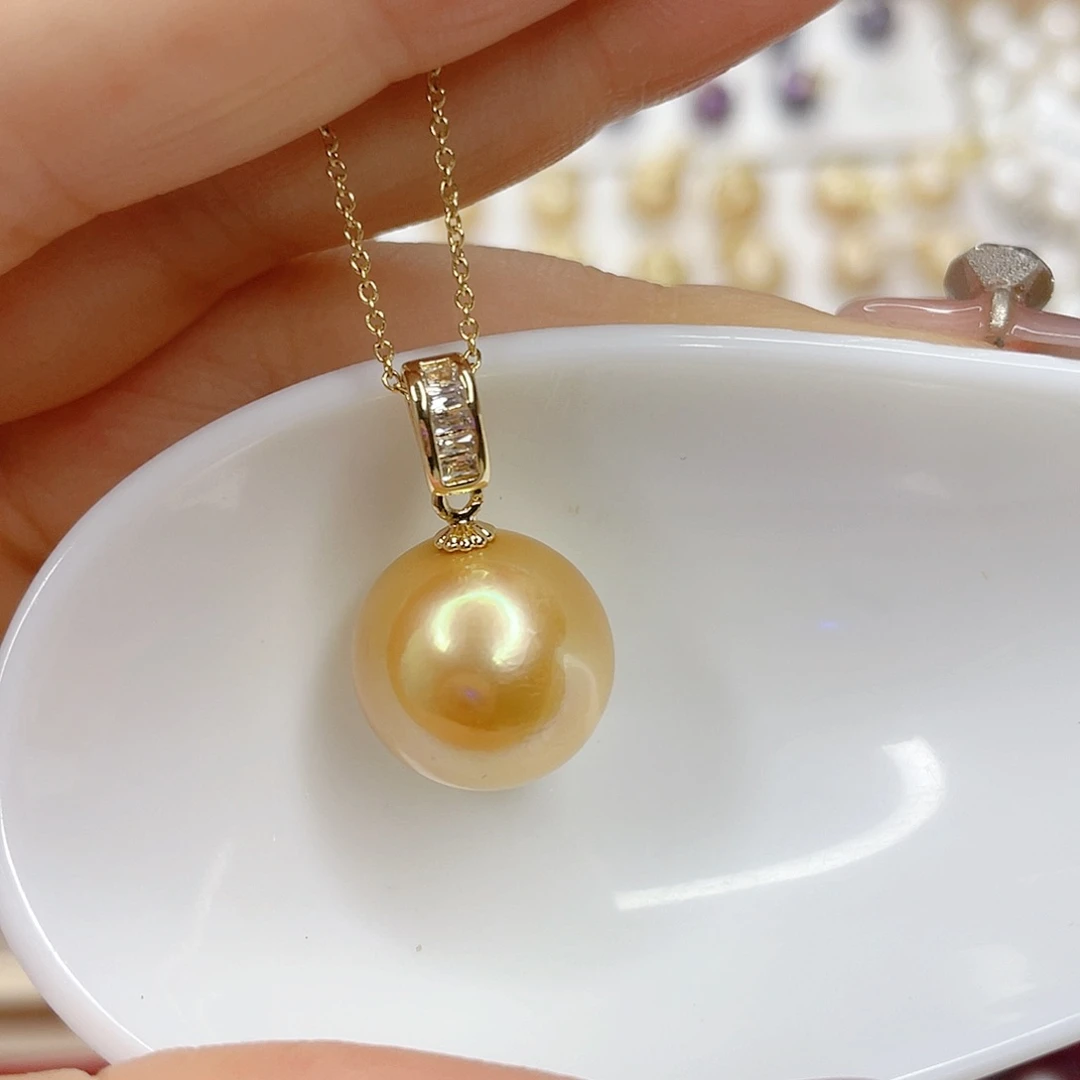 淡水珍珠未镶嵌吊坠(赠链)