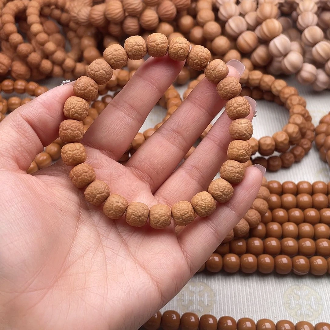 猴头核桃手串反油无暇饕餮