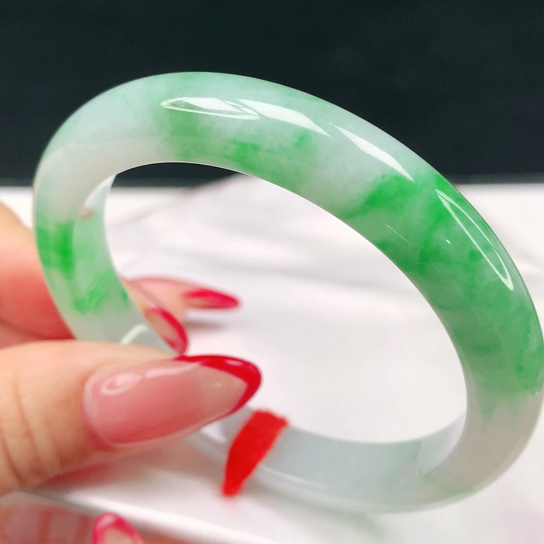 翡翠未镶嵌手镯天然翡翠1315