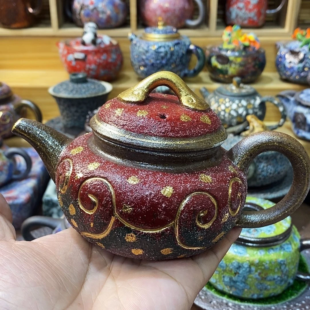 陶志野柴烧茶器家用