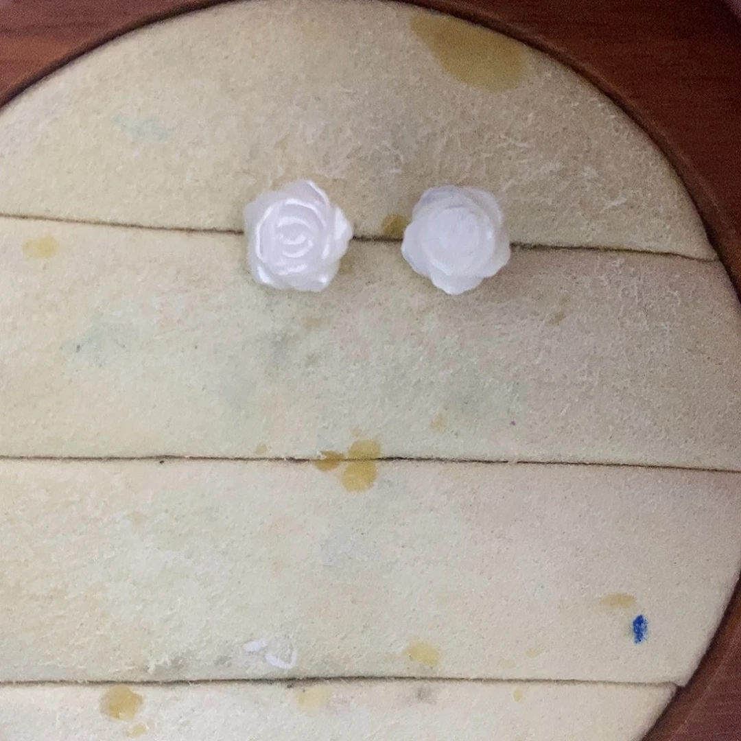 银S925镶嵌耳饰淡水珍珠