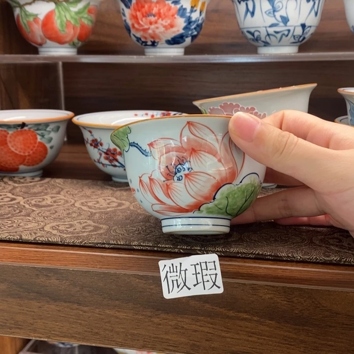 釉下老陶泥手工绘制