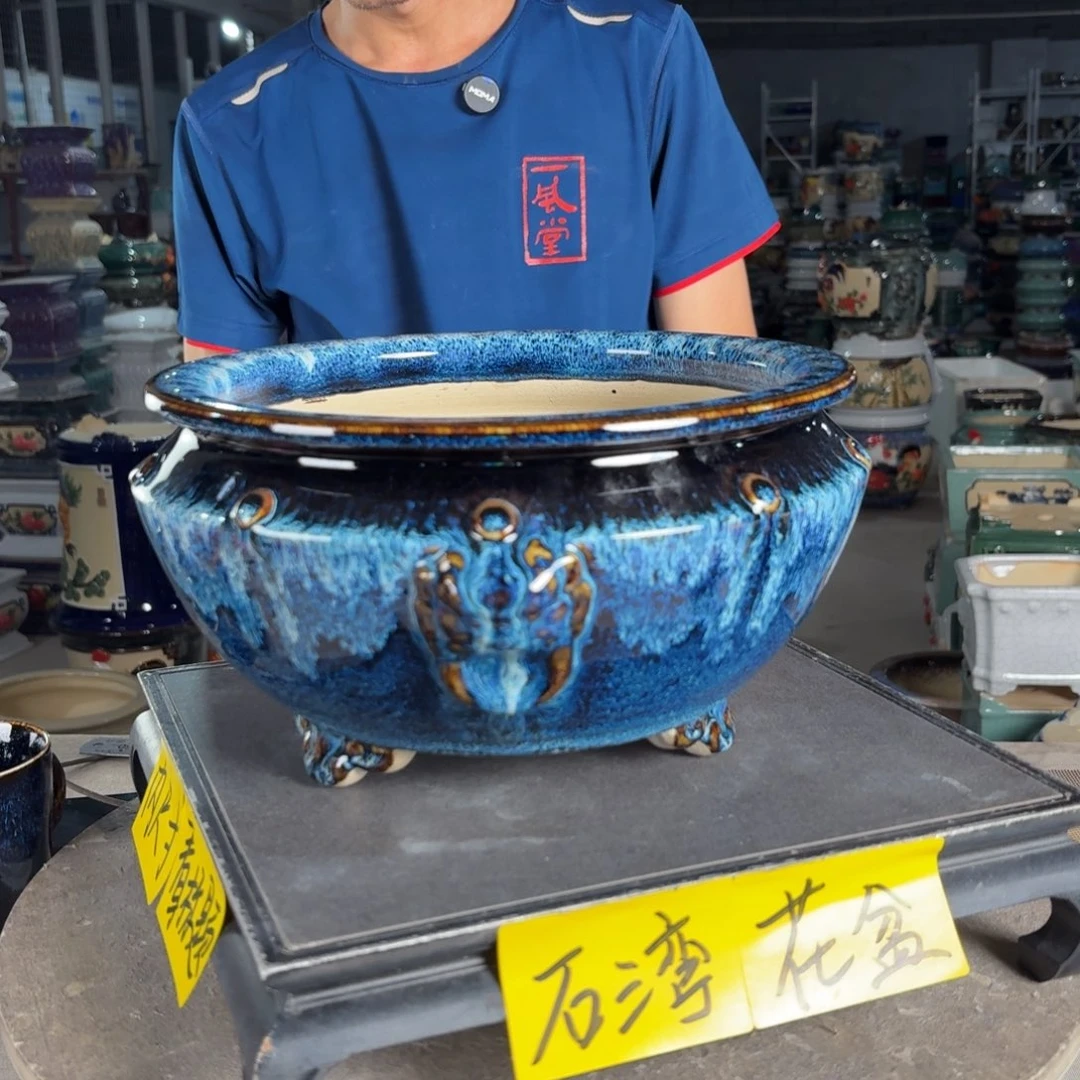 一风堂石湾花盆 内22*11