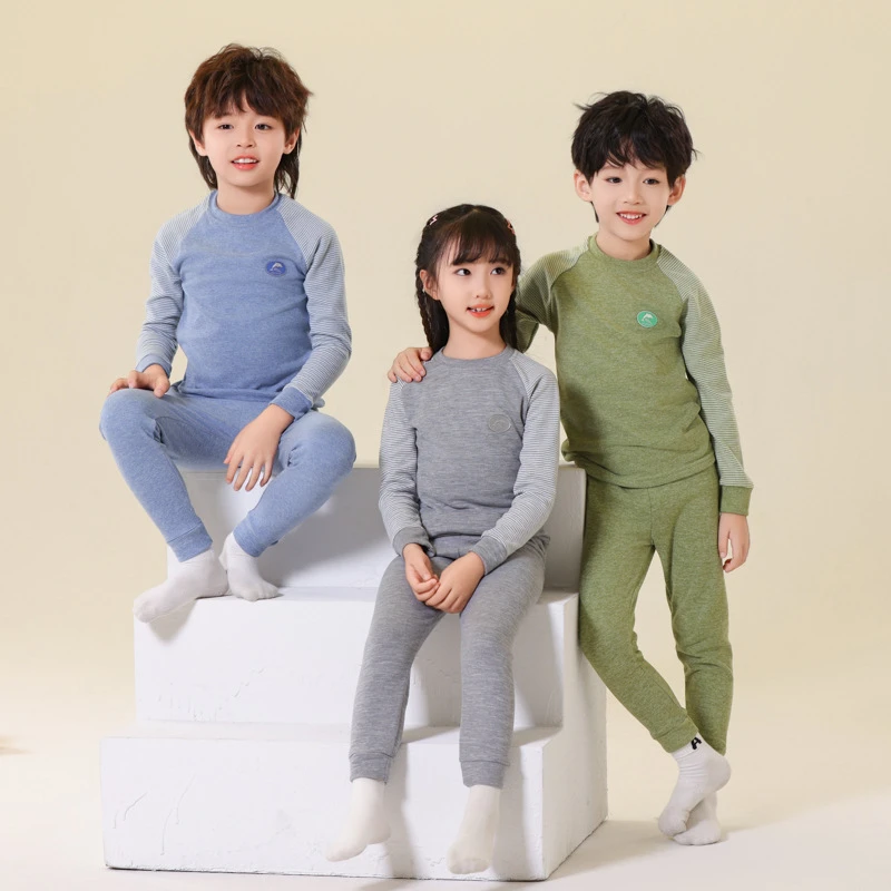 2025冬季儿童睡衣女童秋衣秋裤中大童加绒厚保暖内衣家居服